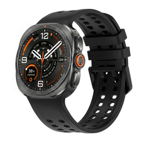 Samsung Galaxy Watch Ultra 2 Silicone Strap (Black)