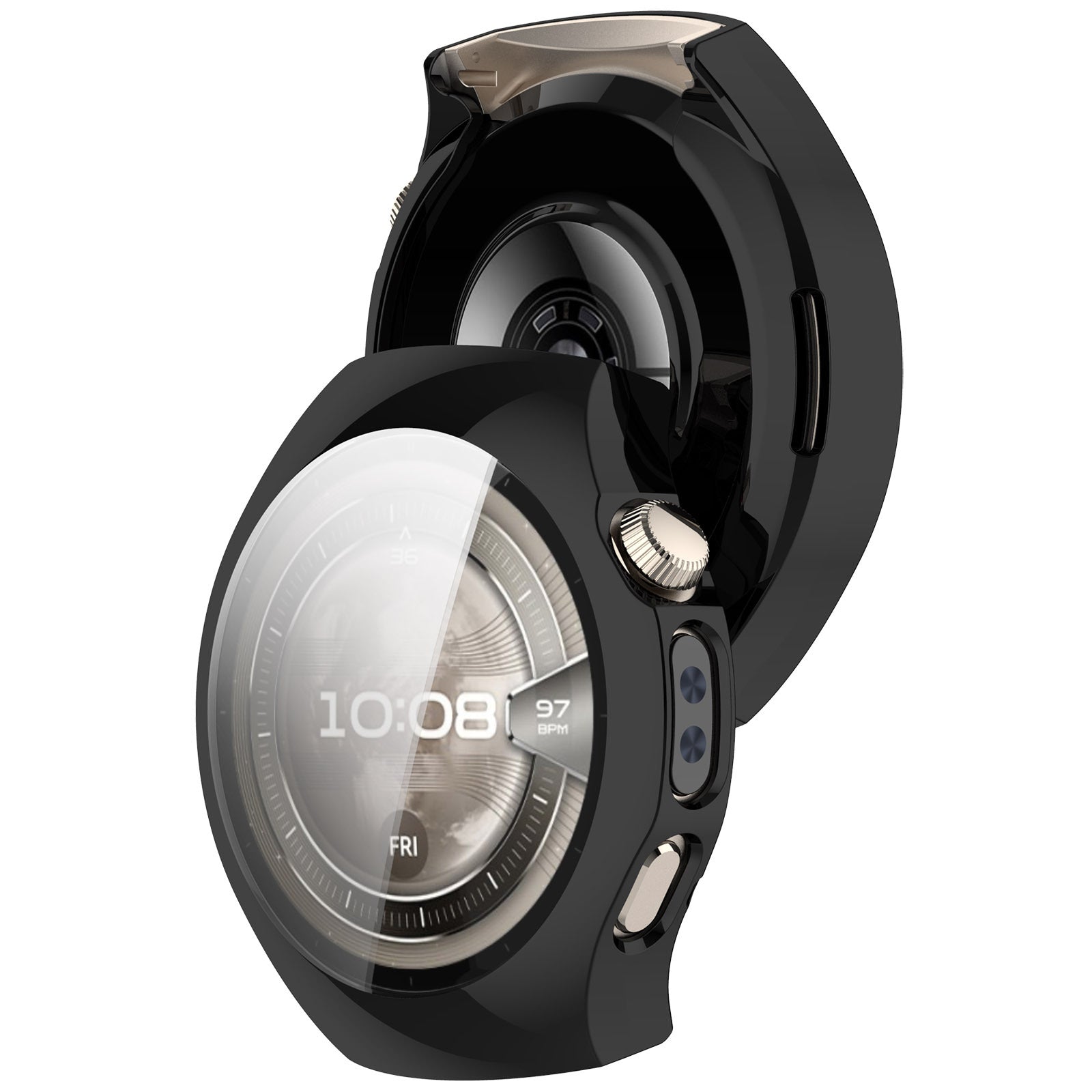 Huawei Watch 5 - 42mm TPU case (zwart)
