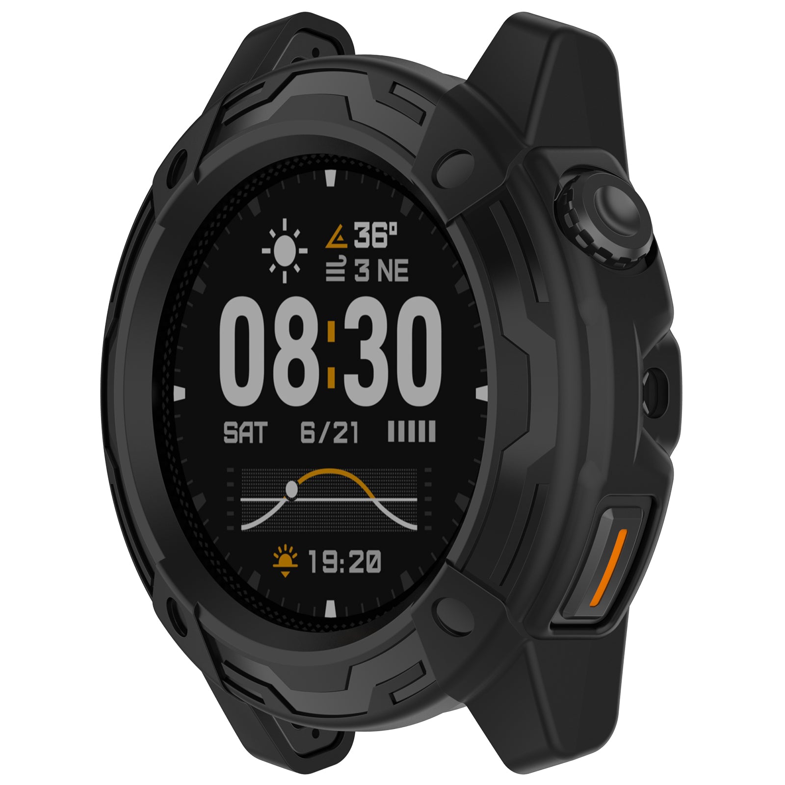 Coros Nomad rugged TPU case (zwart)