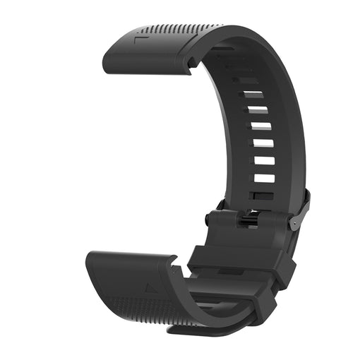 Coros Vertix 2 / 2s siliconen bandje (zwart)