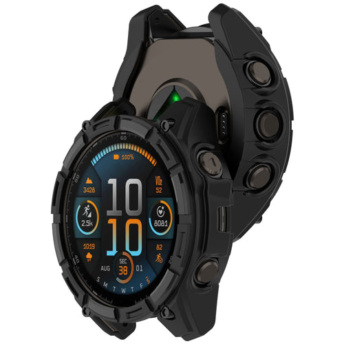 Garmin Quatix 8 - 51mm Rugged TPU case (zwart)