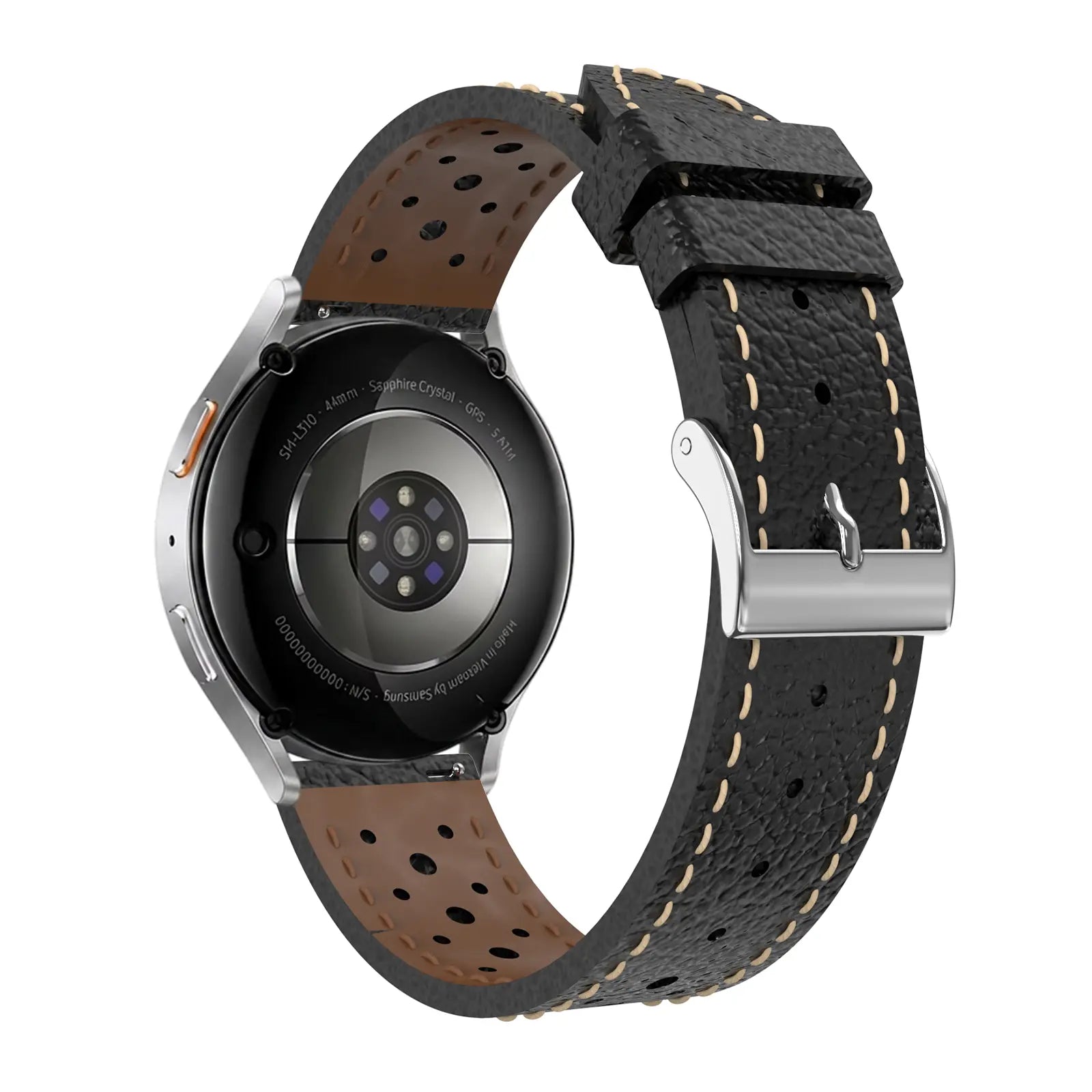 Huawei Watch 3 (Pro) Zephyr Leather Strap (Black)