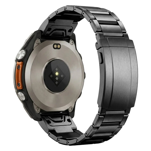 Garmin Forerunner 965 Adjustable Titanium Strap (Black)