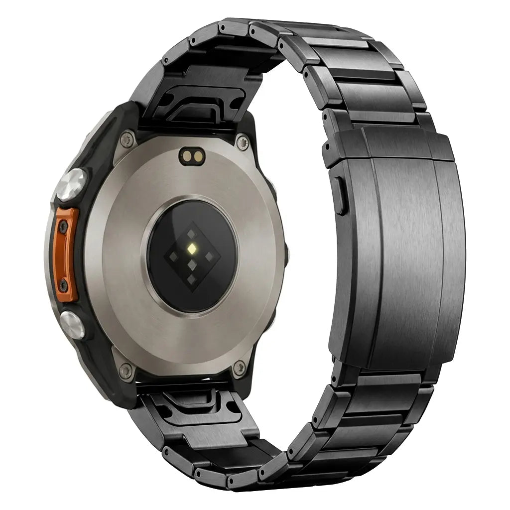 Garmin Forerunner 965 Adjustable Titanium Strap (Black)