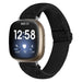 Fitbit Versa 3 elastisch bandje (zwart)