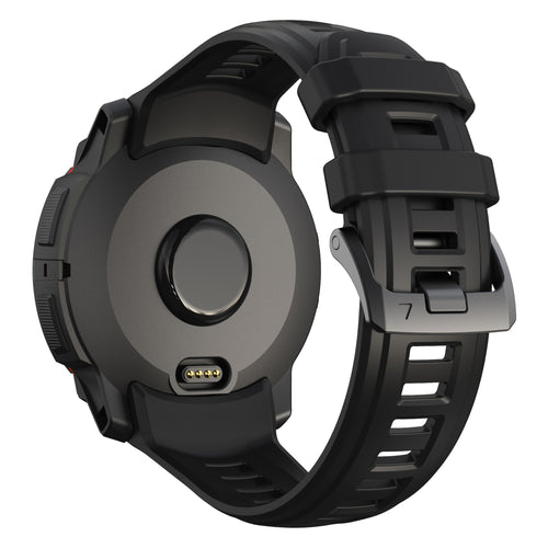 Garmin Instinct 3 - 45mm silicone band 'perfect fit' (zwart)