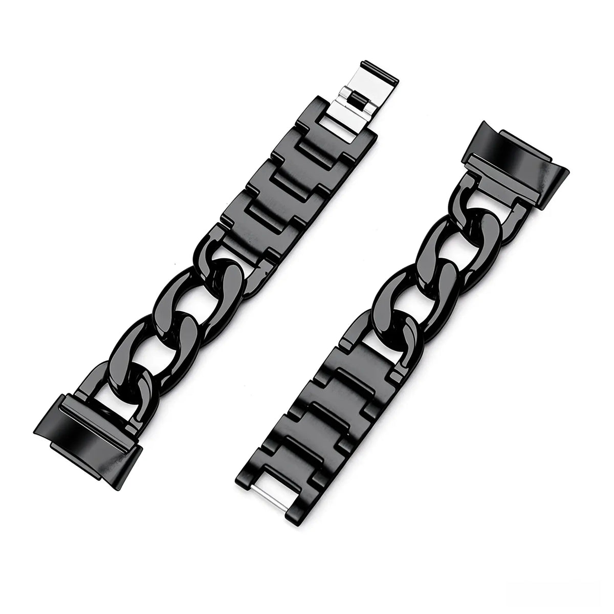 Fitbit Charge 5 Steel Chain Strap (Black)