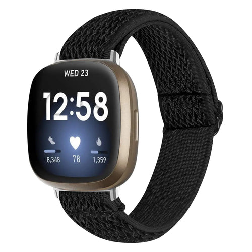 Fitbit Sense 2 Elastic Strap (Black)