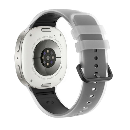 Samsung Galaxy Watch 8 Classic jelly siliconen band (zwart)