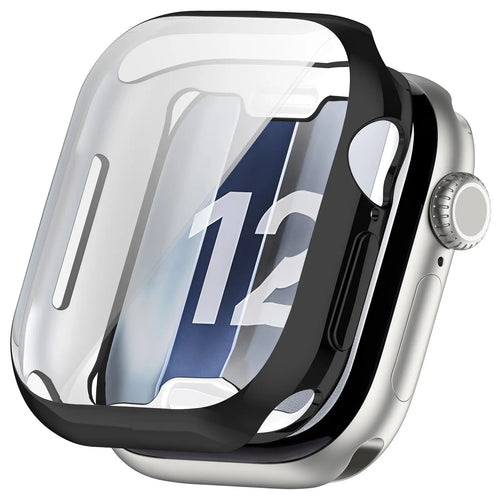 Apple Watch 12 - 42mm TPU case full cover (zwart)