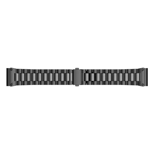Garmin Quatix 5/6/7 premium stalen band (zwart)