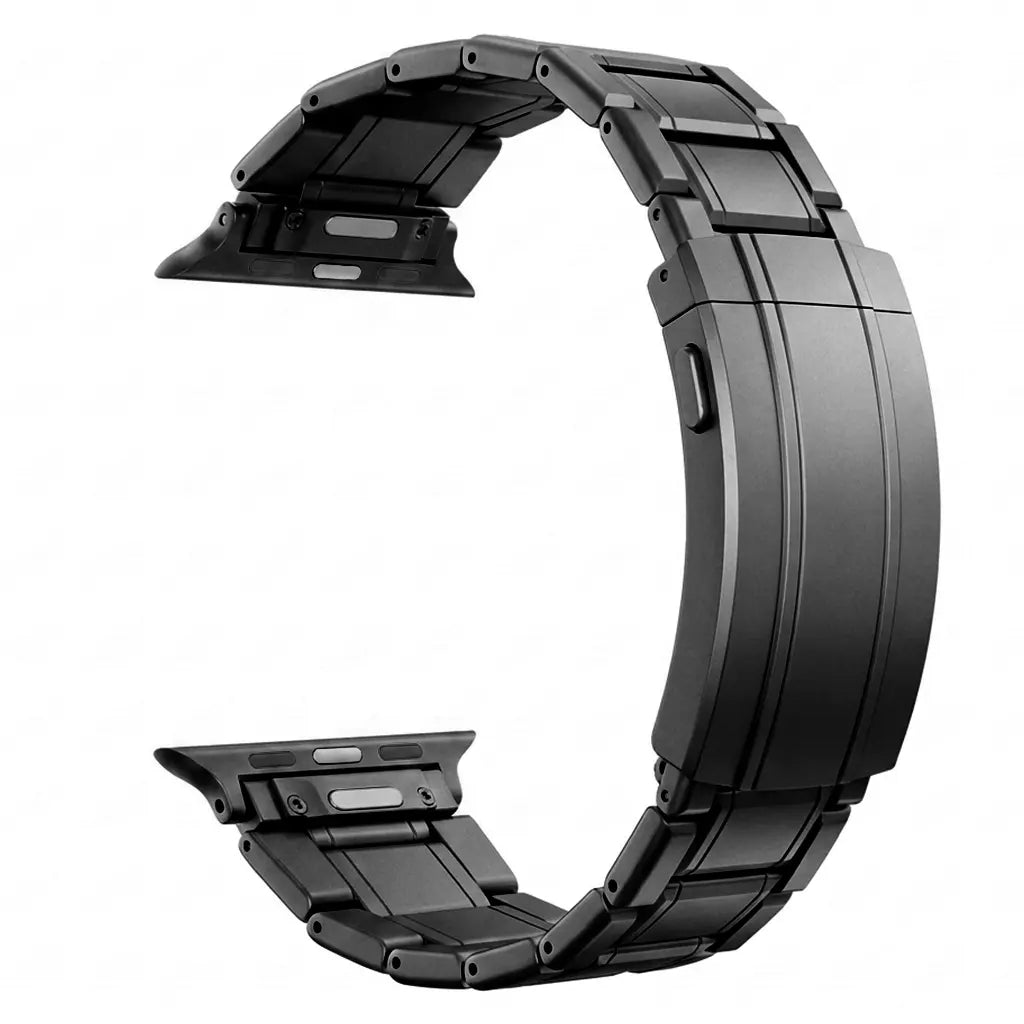 Apple Watch verstelbare titanium band (zwart)