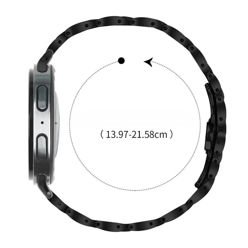 Samsung Galaxy Watch 8 Classic Slimfit Steel Strap (Black)