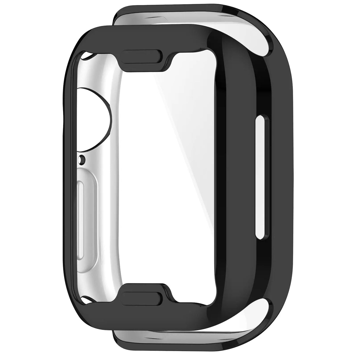 Apple Watch 12 - 42mm TPU case full cover (zwart)