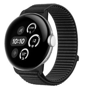 Google Pixel Watch 3 - 41mm wave nylon band (zwart)