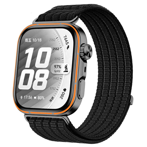 Huawei Watch Fit 4 Ultra Thin Nylon Strap (Black)