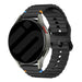 Amazfit Balance 2 wave siliconen bandje (zwart)