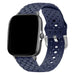 Amazfit GTS 3 gevlochten siliconen bandje (donkerblauw)