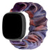 Fitbit Sense scrunchie bandje (blauw/roze)