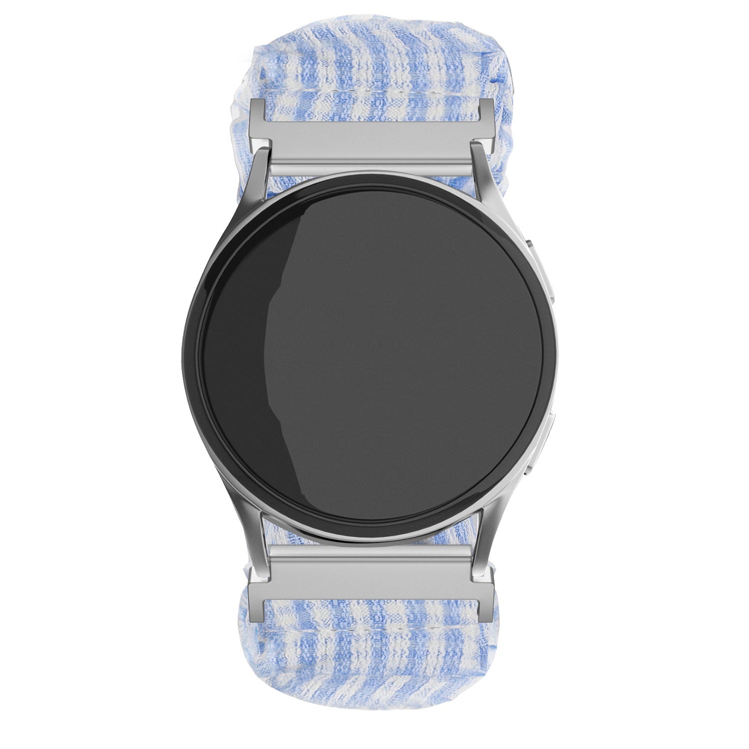 Huawei Watch GT 2 42mm scrunchie bandje (blauw gestreept)