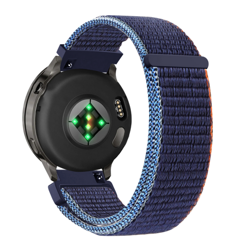 Bandz Garmin Forerunner 265s Nylon Loop Strap (Dark Blue Mix)