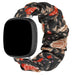 Fitbit Sense scrunchie bandje (bloemen)