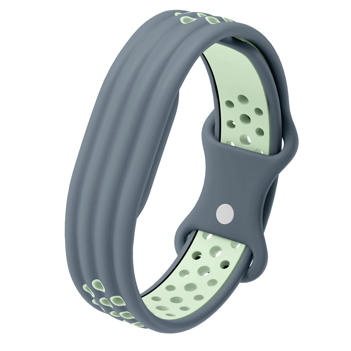 Silicone Sport Strap, blue/cyan