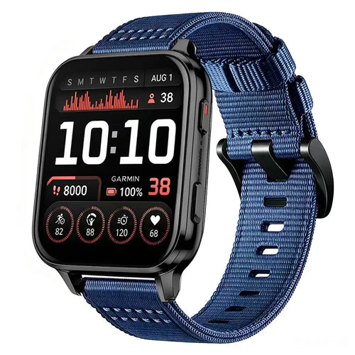 Garmin Venu X1 Nylon Buckle Strap (Blue)