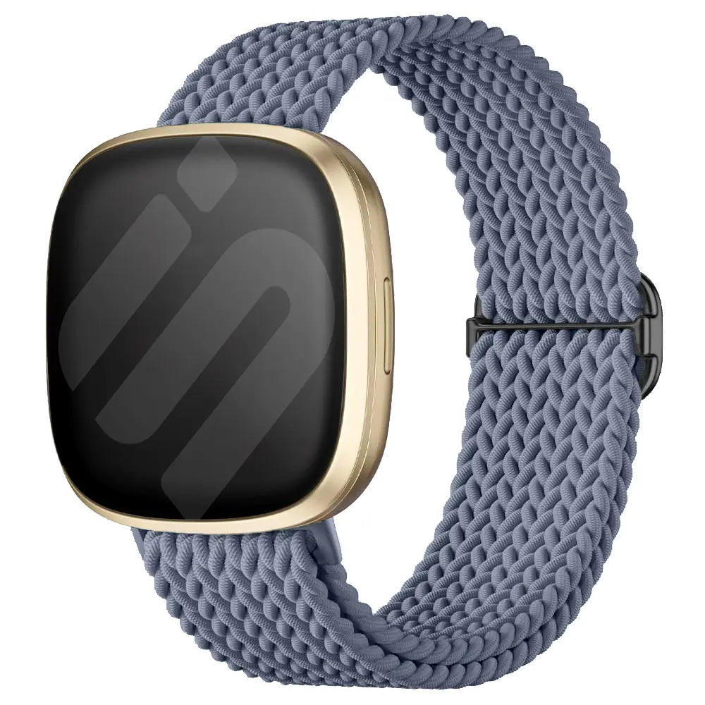 Fitbit Sense 2 verstelbaar geweven bandje (grijsblauw)