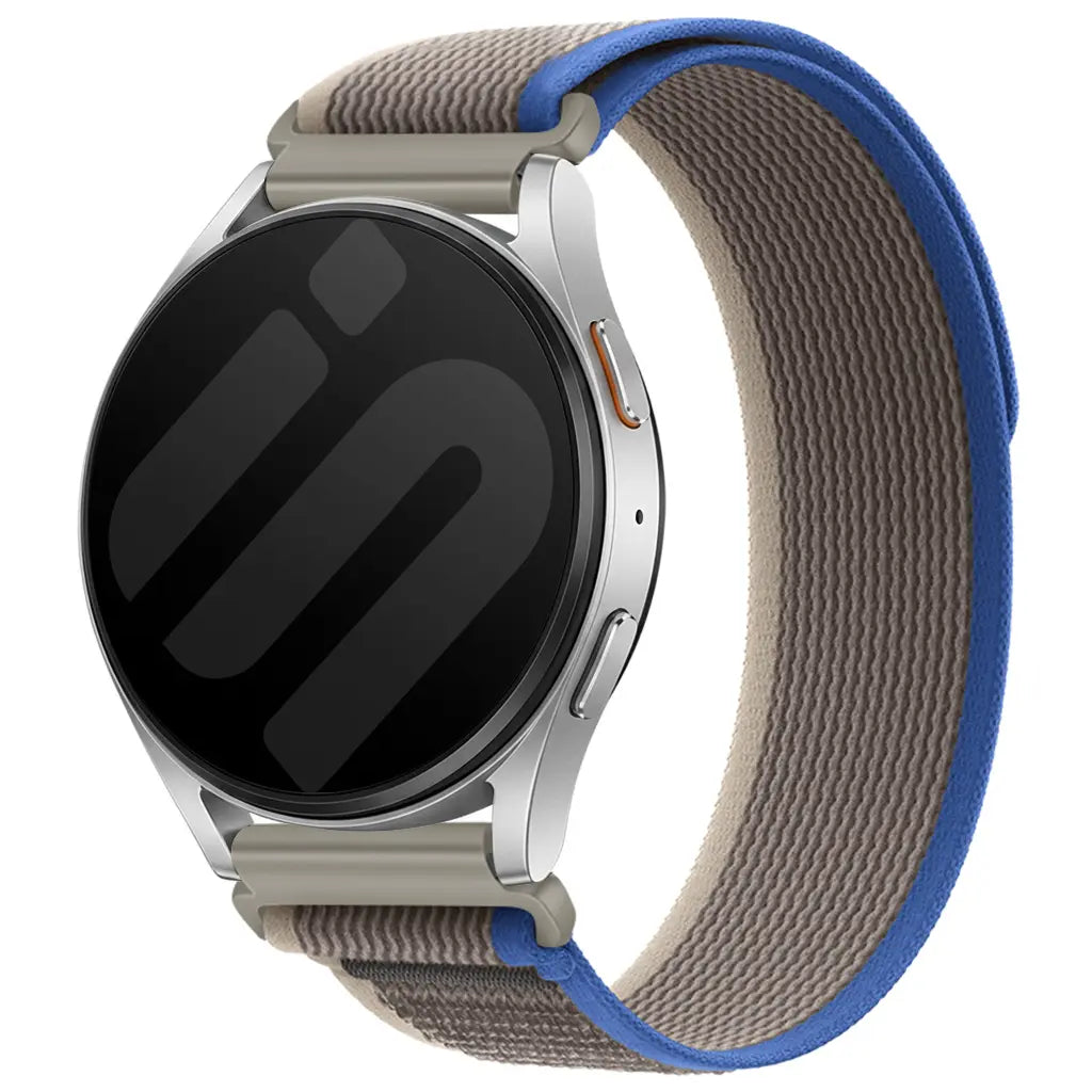 Huawei Watch GT 7 - 46mm trail nylon band (grijs/blauw)