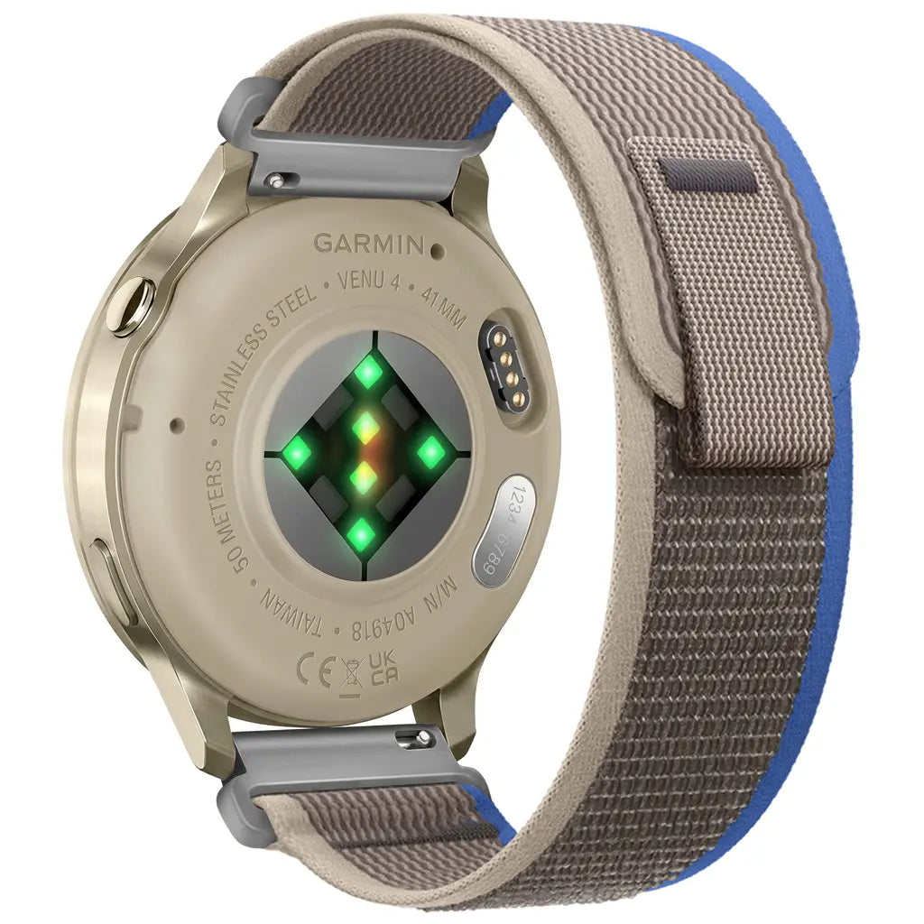 Garmin Bounce 2 Trail Nylon Strap (Grey/Blue)