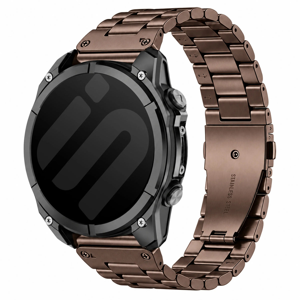 Garmin Approach S72 - 47mm premium stalen band (brons)