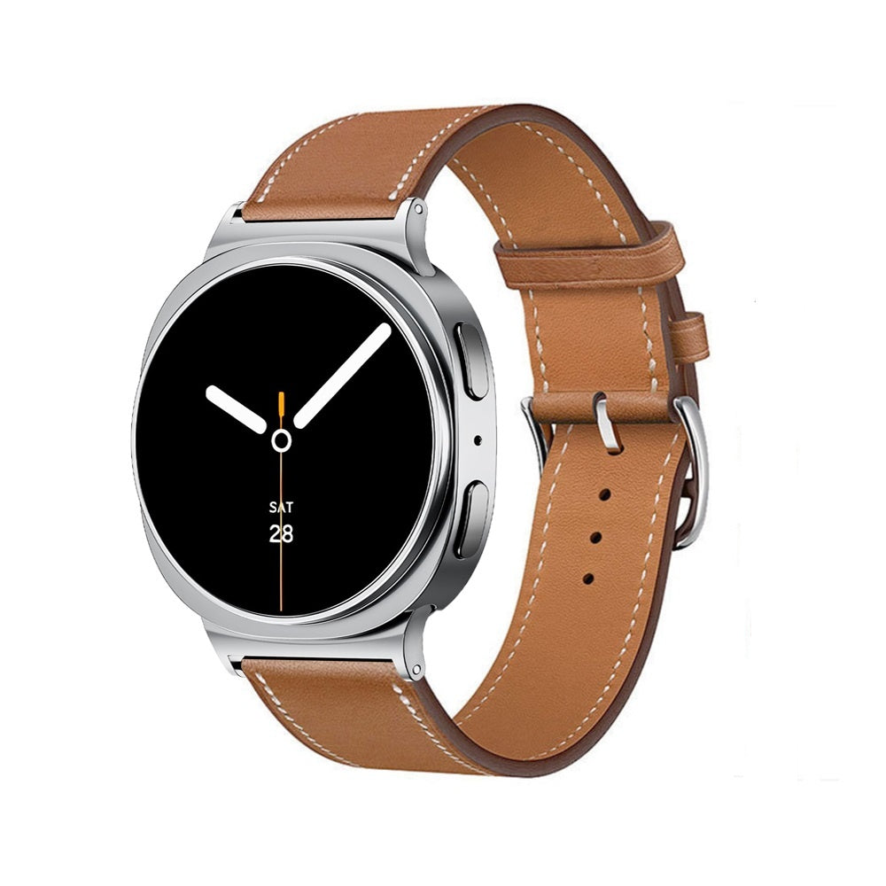 Samsung Galaxy Watch 8 - 44mm classic leren bandje (bruin)