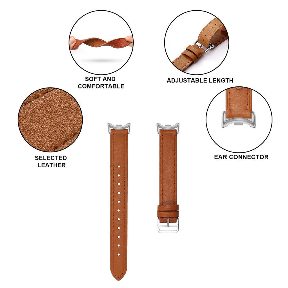 Xiaomi Smart Band 9 leren bandje (bruin)