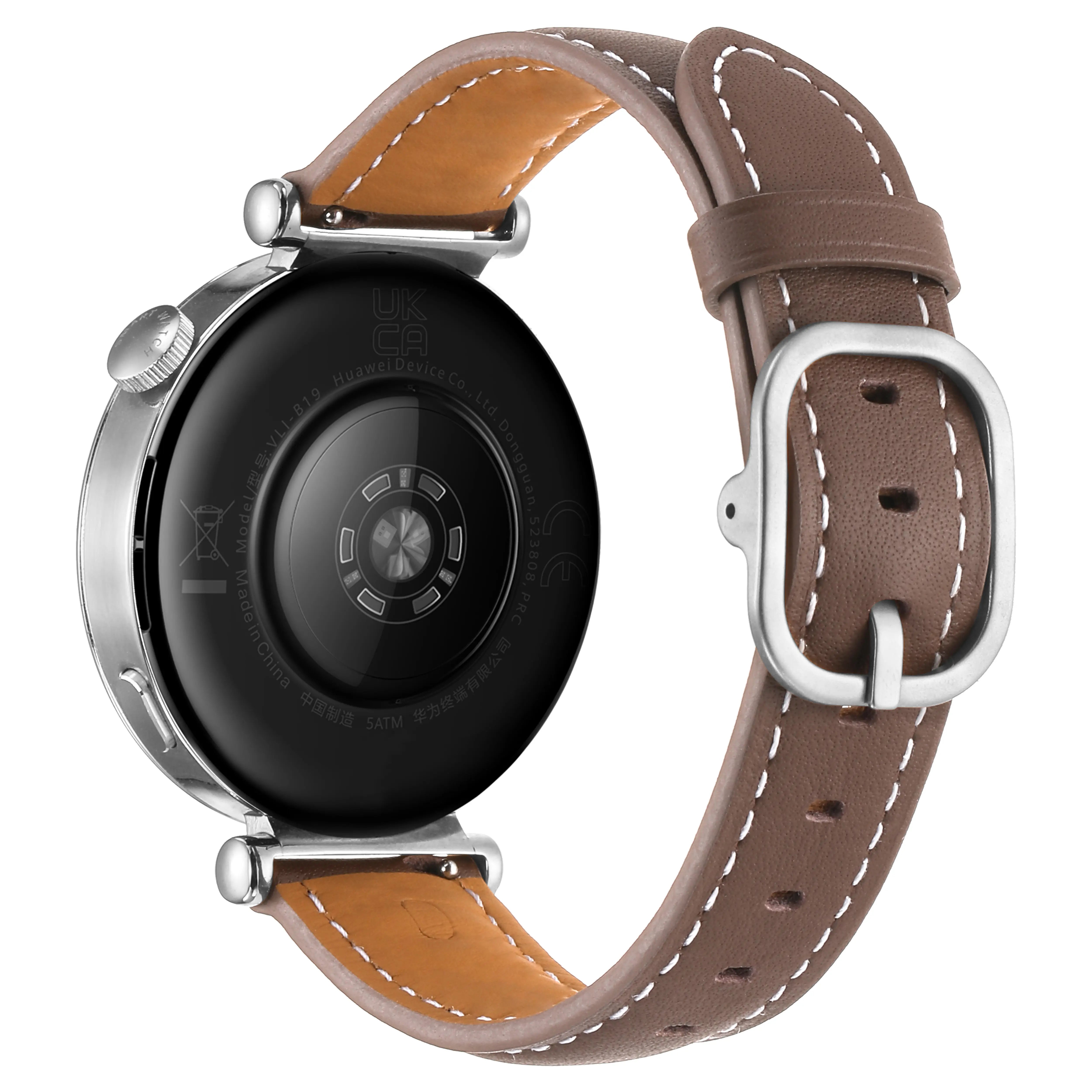 Xiaomi Watch S4 - 41mm square leren band (bruin)