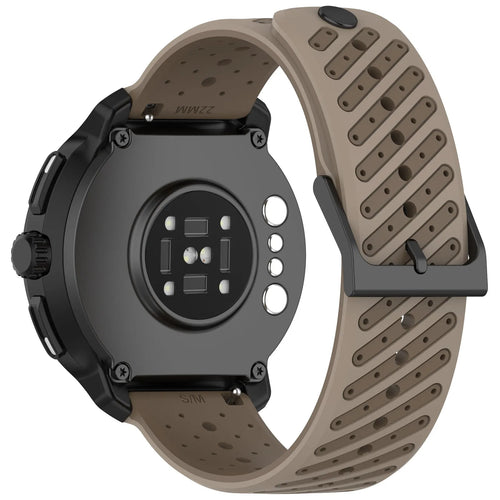 ICE Fit 1.78 gestreept siliconen bandje (bruin)