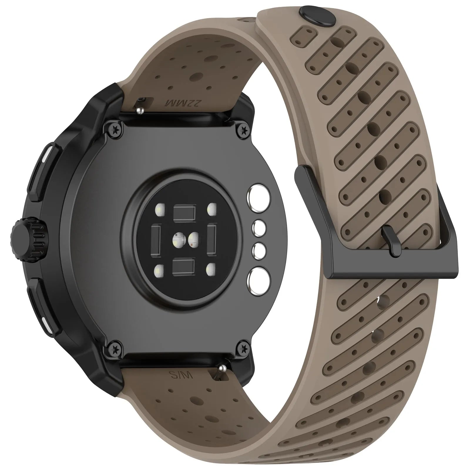 Gard Pro Ultra 2+ gestreept siliconen bandje (bruin)