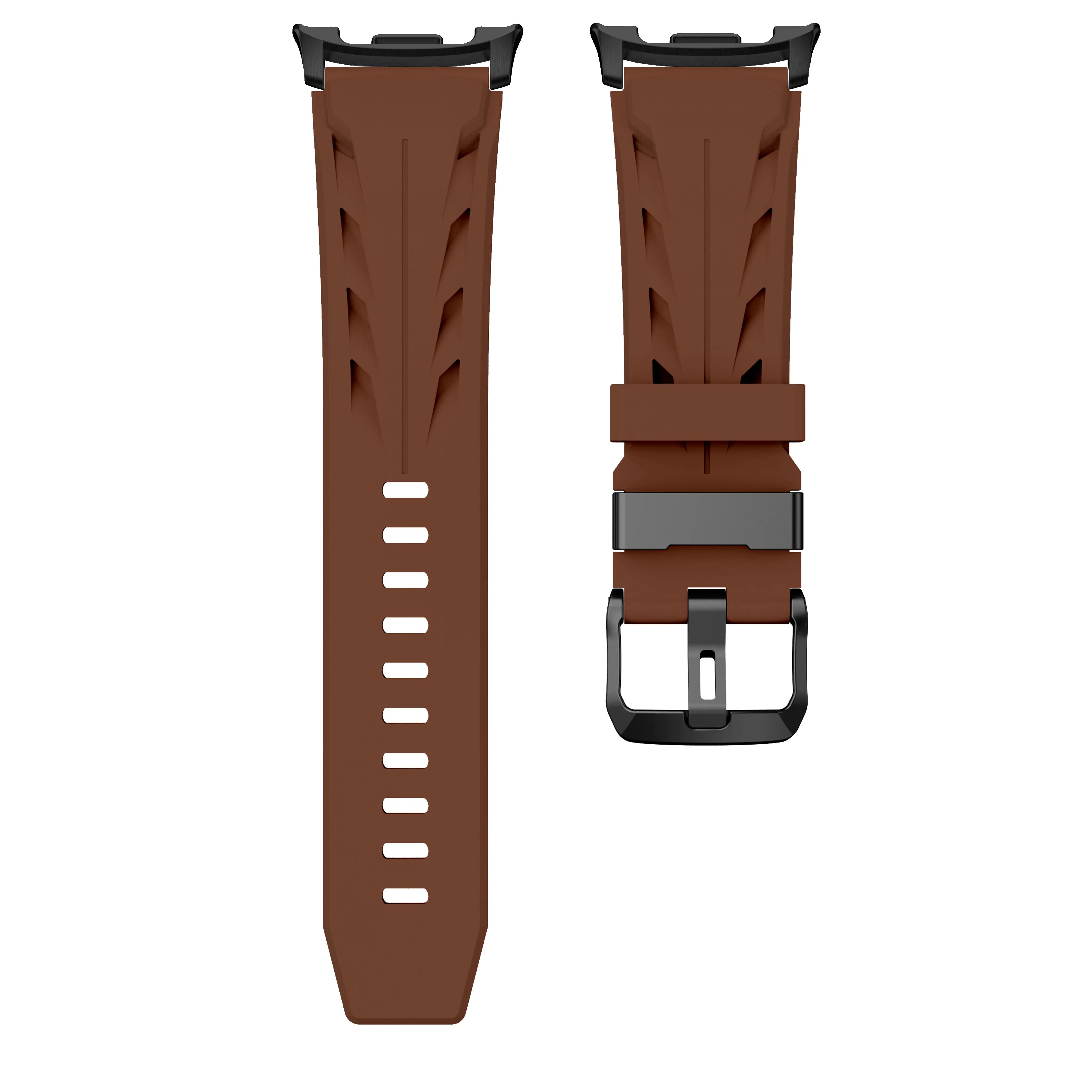 Samsung Galaxy Watch 8 - 44mm race siliconen band (bruin)