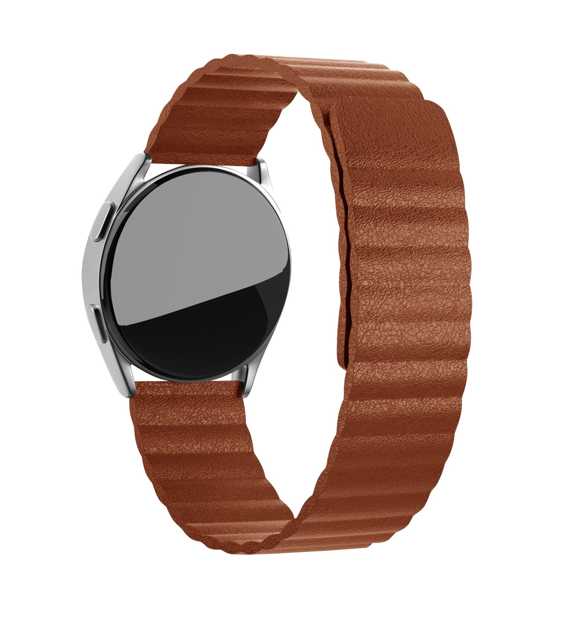 Withings ScanWatch 2 - 42mm leren loop bandje (bruin)