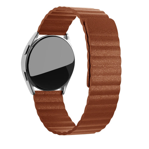 Amazfit Active Leather Loop Strap (Brown)