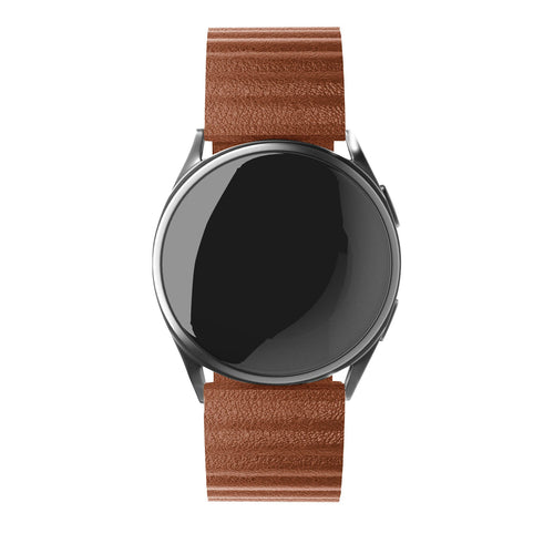 Amazfit Active Leather Loop Strap (Brown)