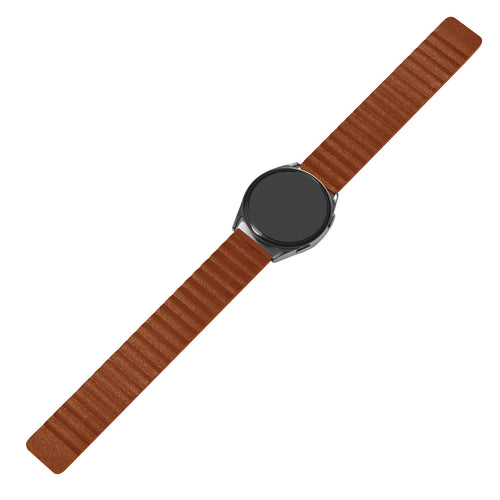 Amazfit Active Leather Loop Strap (Brown)