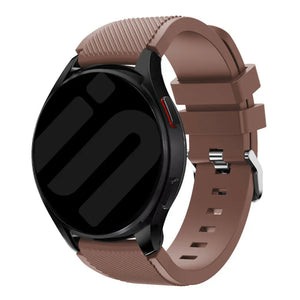 Amazfit GTS 4 twill siliconen bandje (bruin)