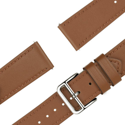 Bandz Garmin Venu 4 - 41mm lederen band 'Deluxe' (bruin)