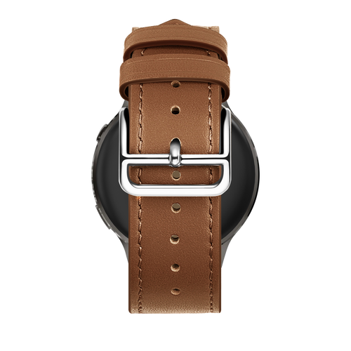 Bandz Garmin Venu 4 - 41mm lederen band 'Deluxe' (bruin)