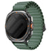Samsung Galaxy Watch Ultra outdoor nylon bandje (donkergroen)