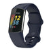 Fitbit Charge 6 siliconen bandje (donkerblauw)