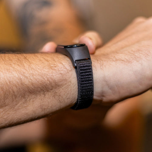 Xiaomi Mi Band 7 nylon bandje (zwart)