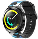 Samsung Gear Sport camouflage band (blauw)