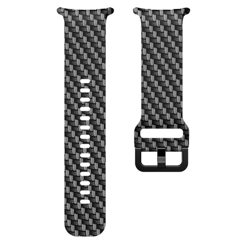 Samsung Galaxy Watch Ultra 2 siliconen print bandje (carbon fiber)
